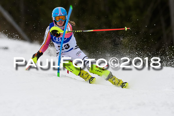 Bayerische Schülermeisterschaft Slalom 28.01.2018