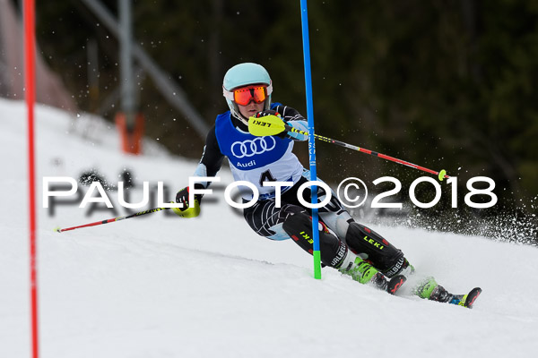 Bayerische Schülermeisterschaft Slalom 28.01.2018