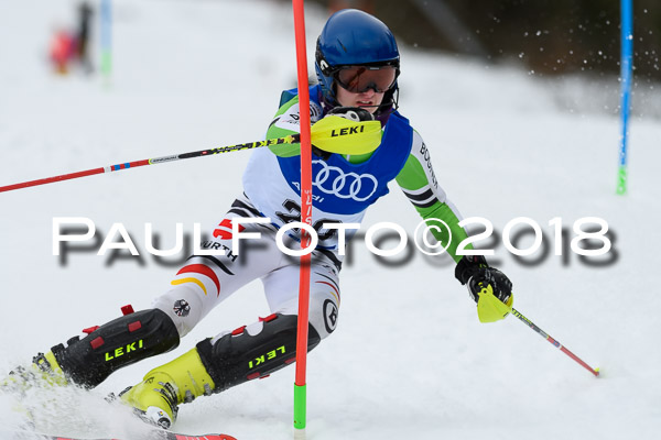 Bayerische Schülermeisterschaft Slalom 28.01.2018