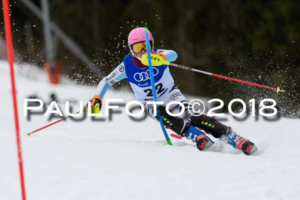 Bayerische Schülermeisterschaft Slalom 28.01.2018