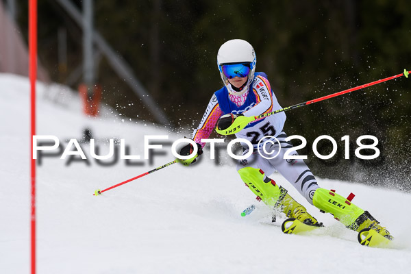 Bayerische Schülermeisterschaft Slalom 28.01.2018