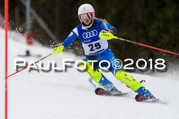 Bayerische Schülermeisterschaft Slalom 28.01.2018