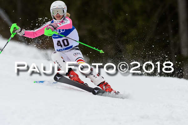 Bayerische Schülermeisterschaft Slalom 28.01.2018