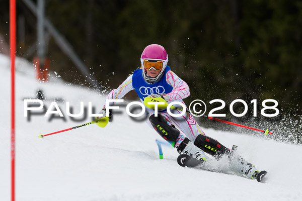 Bayerische Schülermeisterschaft Slalom 28.01.2018