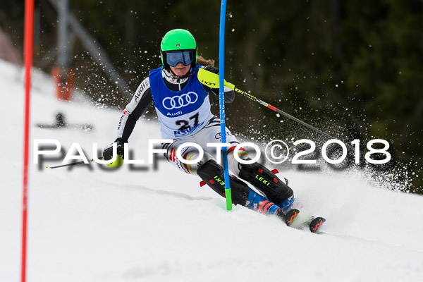 Bayerische Schülermeisterschaft Slalom 28.01.2018