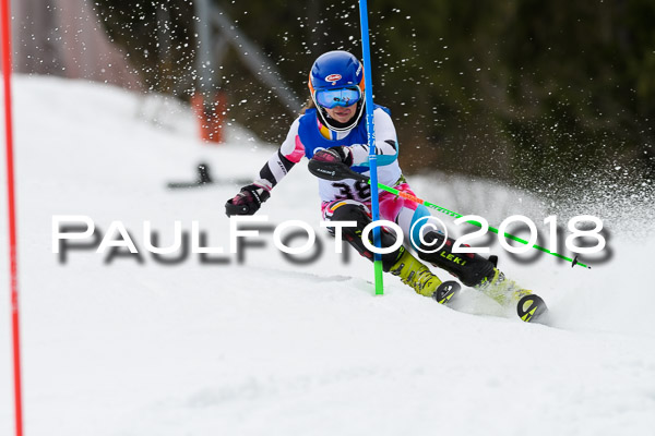 Bayerische Schülermeisterschaft Slalom 28.01.2018