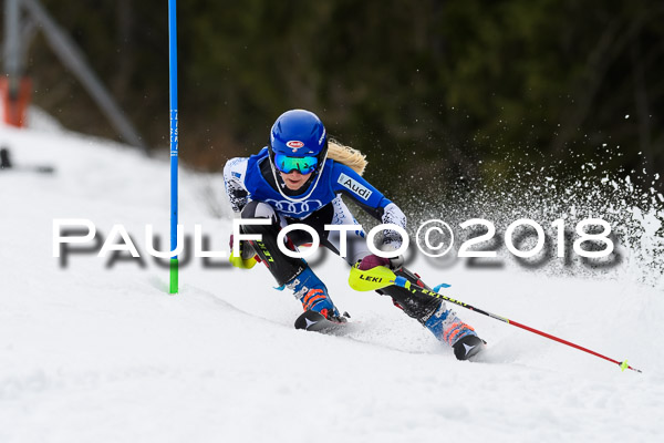 Bayerische Schülermeisterschaft Slalom 28.01.2018