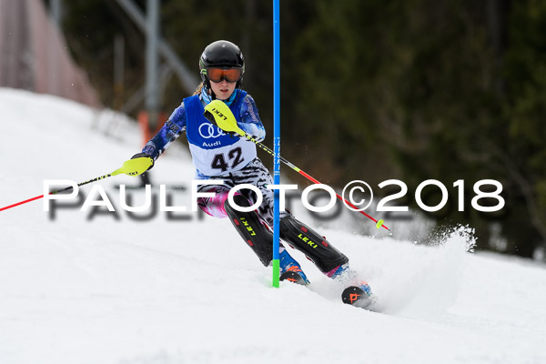 Bayerische Schülermeisterschaft Slalom 28.01.2018