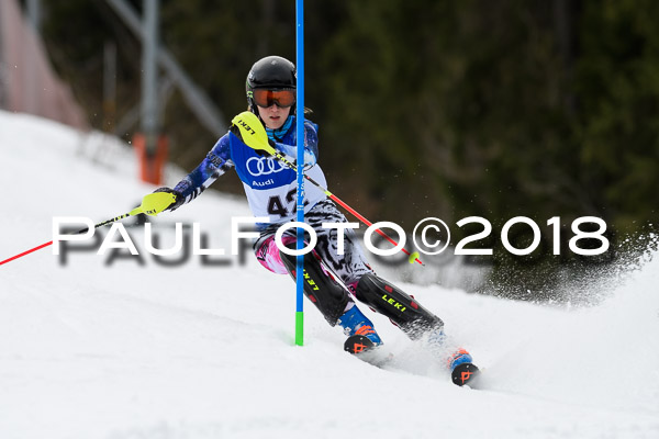 Bayerische Schülermeisterschaft Slalom 28.01.2018