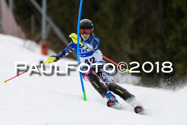 Bayerische Schülermeisterschaft Slalom 28.01.2018