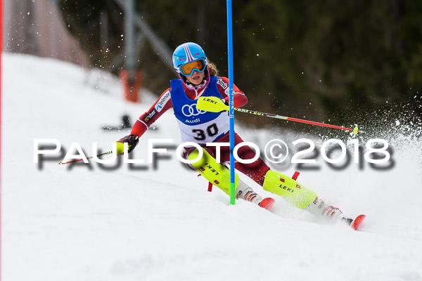 Bayerische Schülermeisterschaft Slalom 28.01.2018