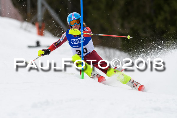 Bayerische Schülermeisterschaft Slalom 28.01.2018