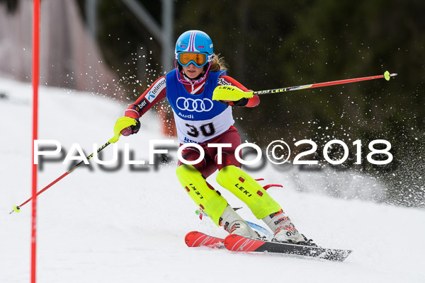 Bayerische Schülermeisterschaft Slalom 28.01.2018