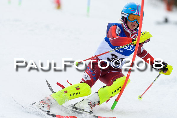 Bayerische Schülermeisterschaft Slalom 28.01.2018