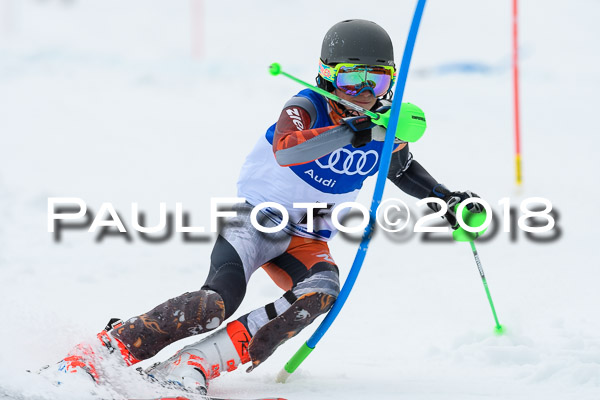 Bayerische Schülermeisterschaft Slalom 28.01.2018