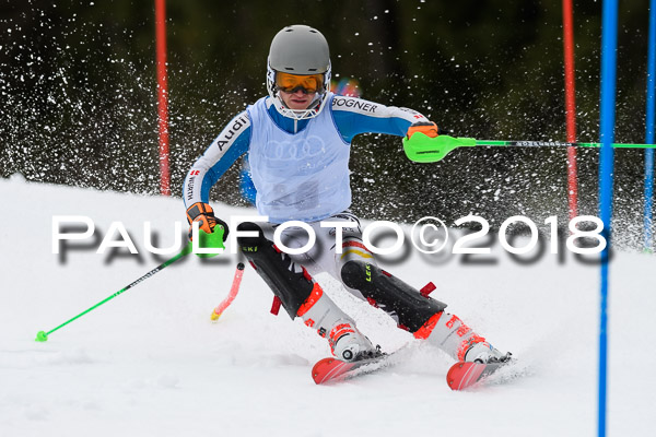 Bayerische Schülermeisterschaft Slalom 28.01.2018