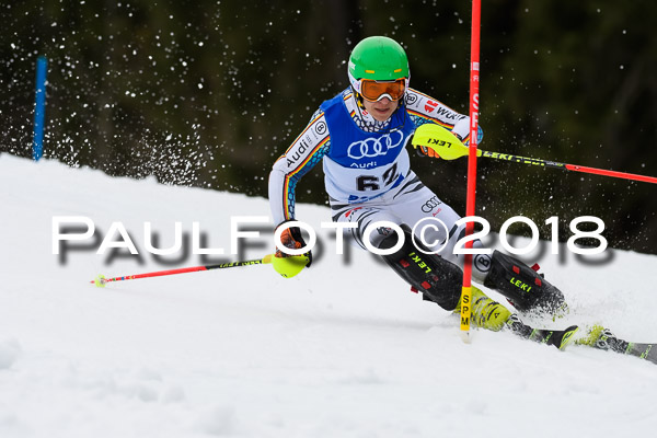 Bayerische Schülermeisterschaft Slalom 28.01.2018