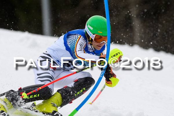 Bayerische Schülermeisterschaft Slalom 28.01.2018