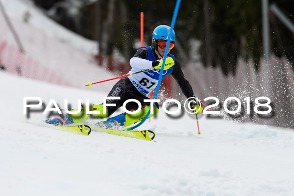 Bayerische Schülermeisterschaft Slalom 28.01.2018