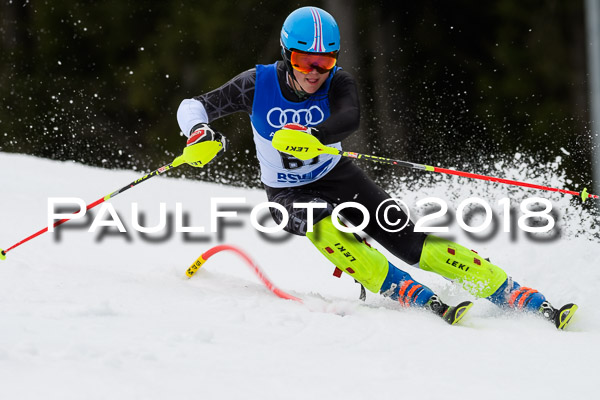 Bayerische Schülermeisterschaft Slalom 28.01.2018