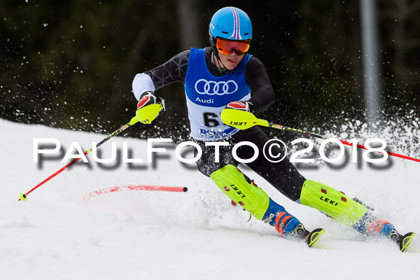 Bayerische Schülermeisterschaft Slalom 28.01.2018