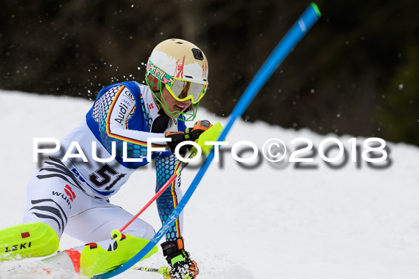 Bayerische Schülermeisterschaft Slalom 28.01.2018