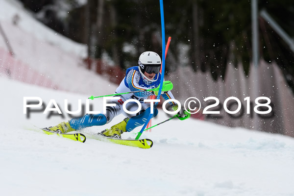 Bayerische Schülermeisterschaft Slalom 28.01.2018