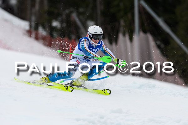 Bayerische Schülermeisterschaft Slalom 28.01.2018