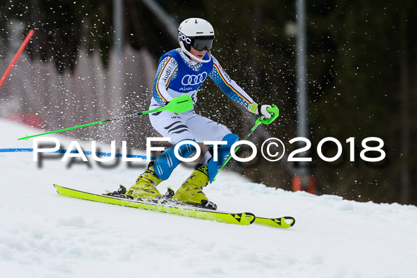 Bayerische Schülermeisterschaft Slalom 28.01.2018