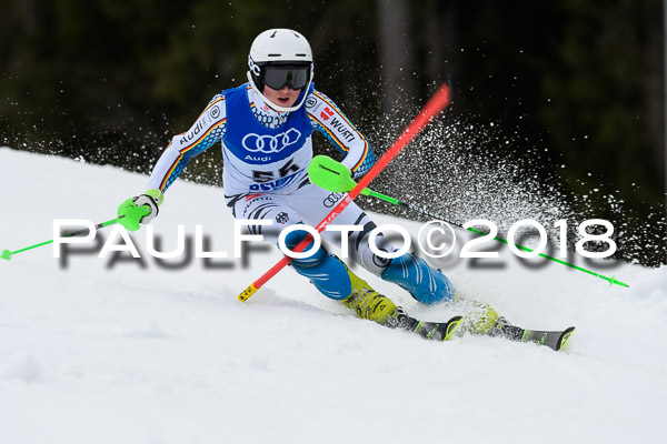 Bayerische Schülermeisterschaft Slalom 28.01.2018