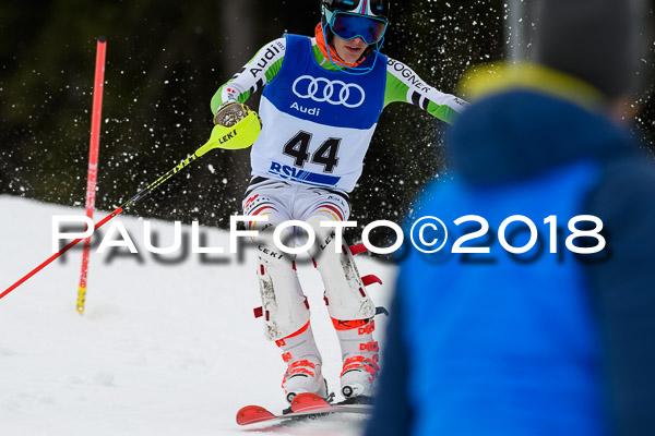 Bayerische Schülermeisterschaft Slalom 28.01.2018