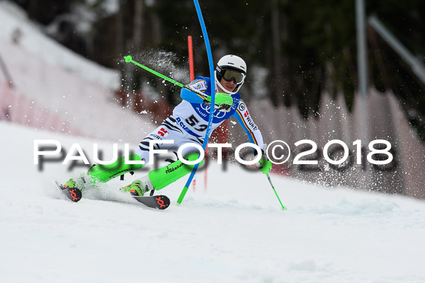 Bayerische Schülermeisterschaft Slalom 28.01.2018