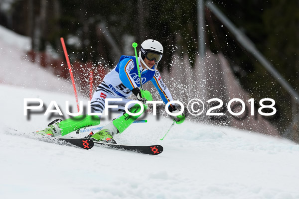 Bayerische Schülermeisterschaft Slalom 28.01.2018