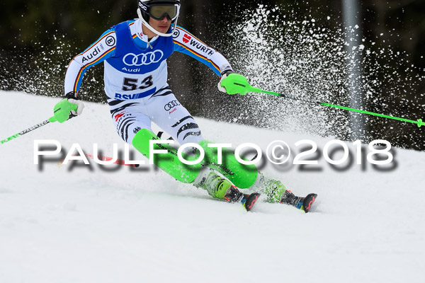 Bayerische Schülermeisterschaft Slalom 28.01.2018