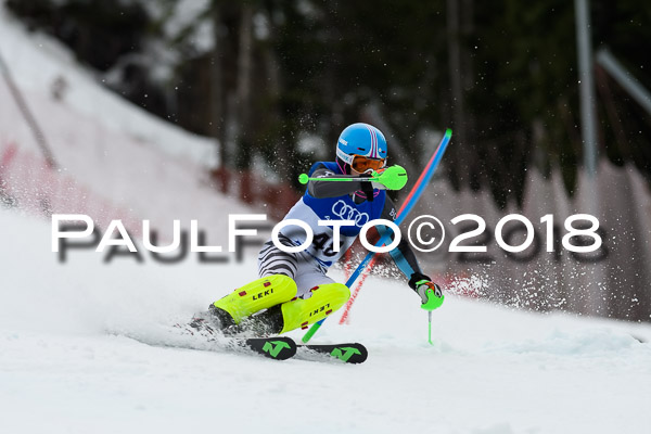 Bayerische Schülermeisterschaft Slalom 28.01.2018