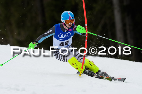 Bayerische Schülermeisterschaft Slalom 28.01.2018