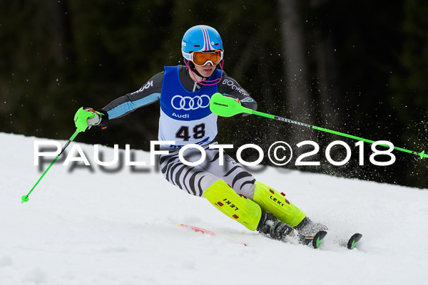 Bayerische Schülermeisterschaft Slalom 28.01.2018