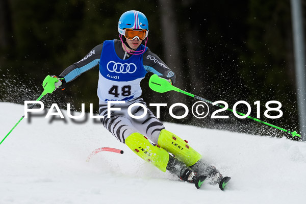 Bayerische Schülermeisterschaft Slalom 28.01.2018