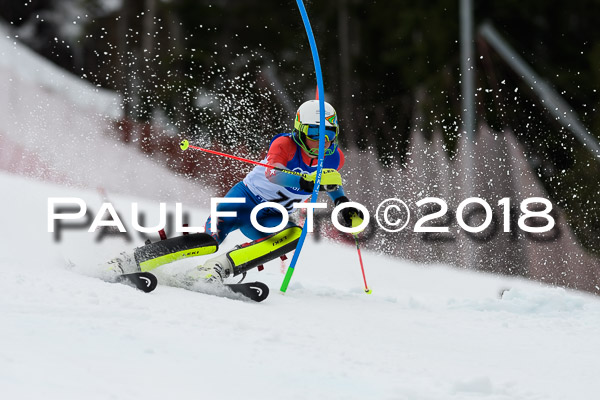 Bayerische Schülermeisterschaft Slalom 28.01.2018