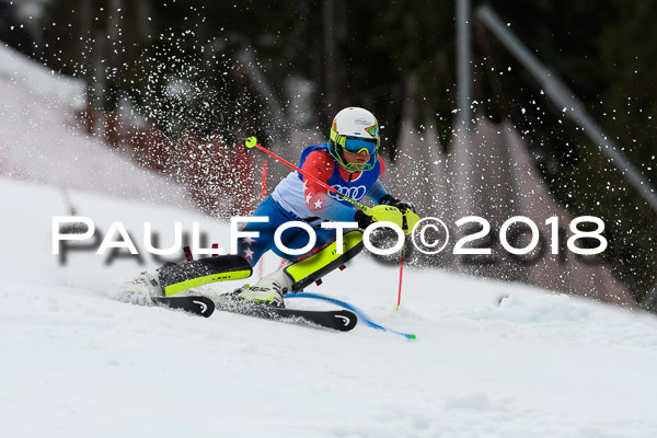 Bayerische Schülermeisterschaft Slalom 28.01.2018