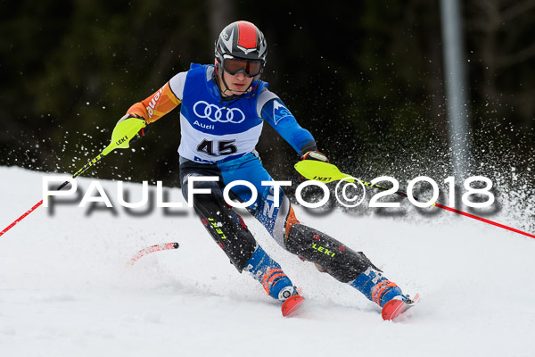 Bayerische Schülermeisterschaft Slalom 28.01.2018