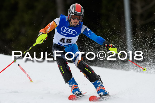 Bayerische Schülermeisterschaft Slalom 28.01.2018