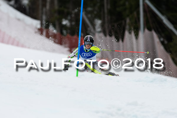 Bayerische Schülermeisterschaft Slalom 28.01.2018