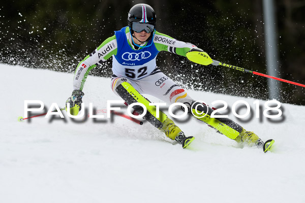 Bayerische Schülermeisterschaft Slalom 28.01.2018