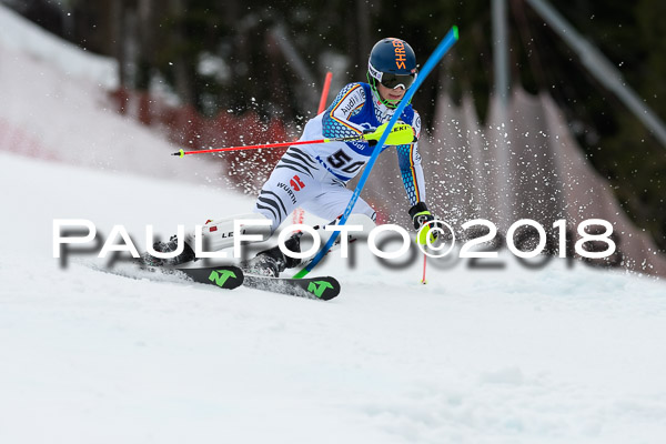 Bayerische Schülermeisterschaft Slalom 28.01.2018