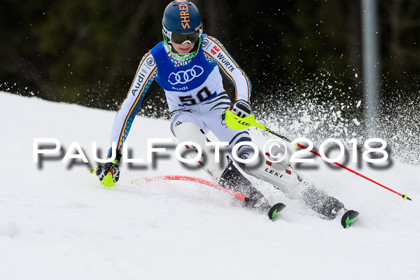 Bayerische Schülermeisterschaft Slalom 28.01.2018