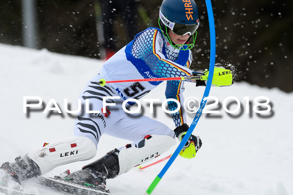 Bayerische Schülermeisterschaft Slalom 28.01.2018