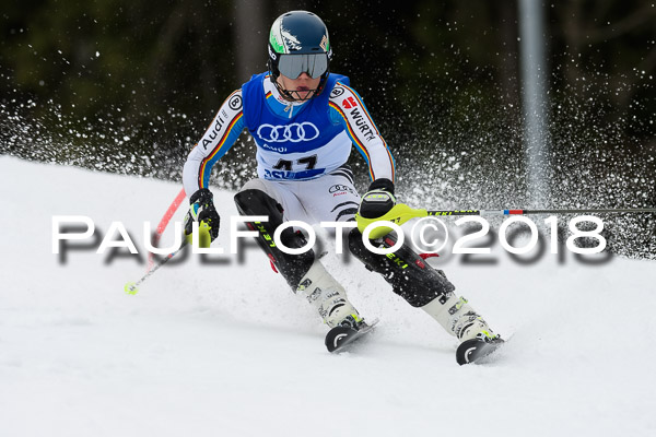 Bayerische Schülermeisterschaft Slalom 28.01.2018