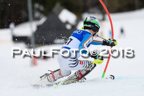 Bayerische Schülermeisterschaft Slalom 28.01.2018