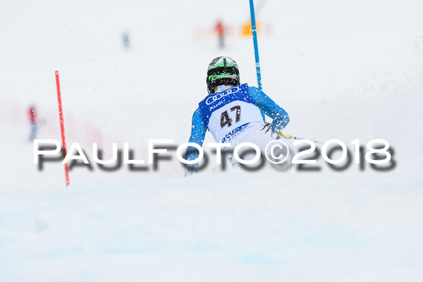 Bayerische Schülermeisterschaft Slalom 28.01.2018